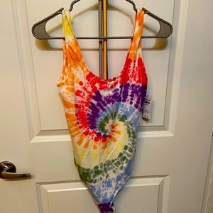 Abercrombie & Fitch Tie Dye bodysuit